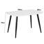 Aspen 1200mm foiled rect. table & 4 fabric chair Set-124198362-124198327