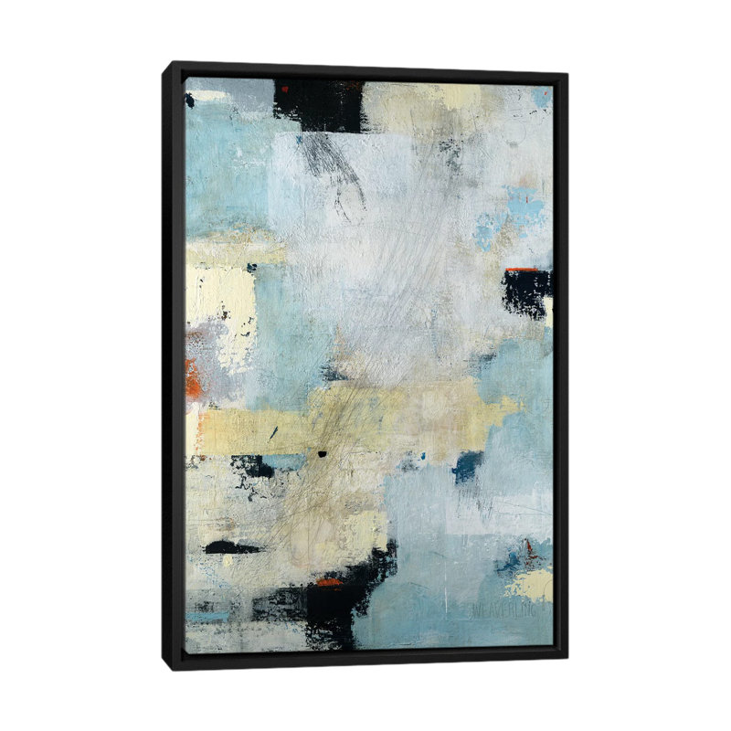 « i veux it all », impression sur toile, H 26 po x l 18 po x P 1,5 po, Toile avec cadre noir, Pas de tapis
