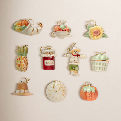 Ornament Trees 3" Porcelain Holiday Ornament