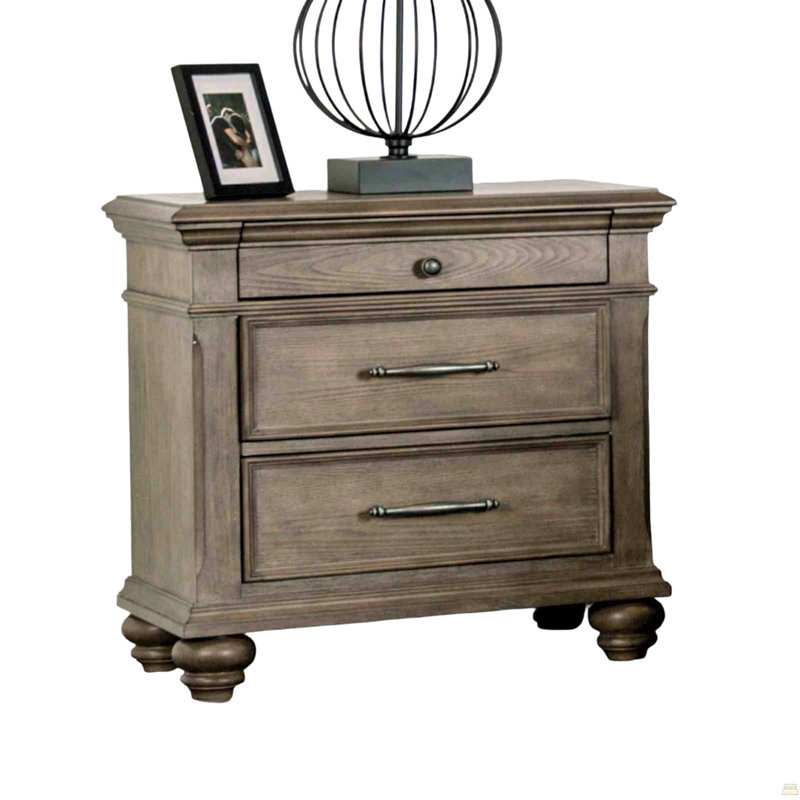 Nightstand Round Knob Ball Bearing Glide Bun Feet