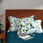 Lunaria Floral Duvet Cover Set – 100% Cotton, Green and Blue Botanical Print, Soft & Breathable Bedding, California King-111460236