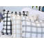 Ensemble de 2 housses de coussin en coton tissé à carreaux avec franges-106927793-106208498