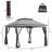 11' X 11' Pop Up Canopy, Outdoor Patio Gazebo Shelter With Removable Zipper Netting, Instant Event Tent W/ 114 Square Feet Of Shade And Carry Bag For Backyard, Garden, Light Gray-122524115