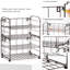Ensemble de 2 bouteilles de rangement empilables à la maison (noir)-2063669066