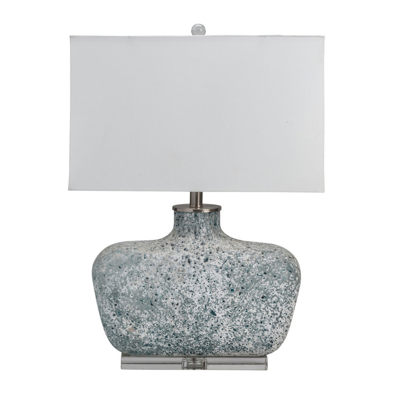 Lampe de table en verre