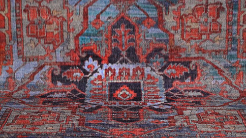 Guthridge Oriental Area Rug in Red/Blue Langley Street Rug Size: Rectangle 9'2 x 12'2