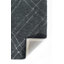 Tapis en laine touffeté à la main à motif abstrait bleu marine / blanc Wendell-2134038344
