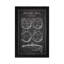 Bartky Soccer Ball Charcoal Patent Blueprint by Aged Pixel - Floater Frame Print on Canvas-1623485557-1623485555