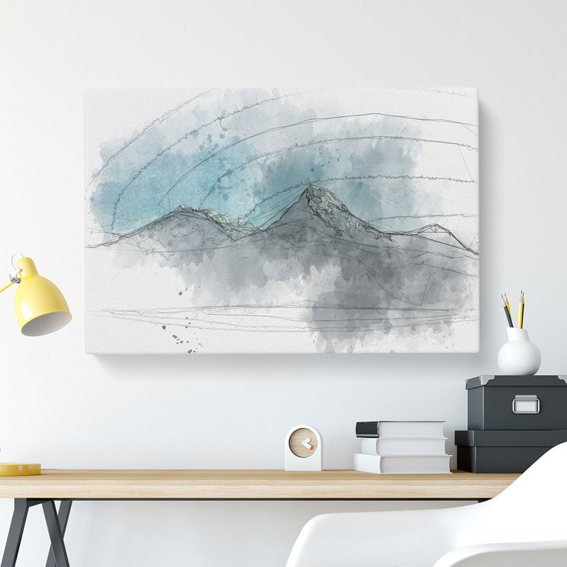 Annapurna Massif Mountains - Wrapped Canvas, 45cm H x 76cm W x 4cm D