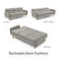 Phobos Queen 202cm Upholstered Convertible Sofa-572541757