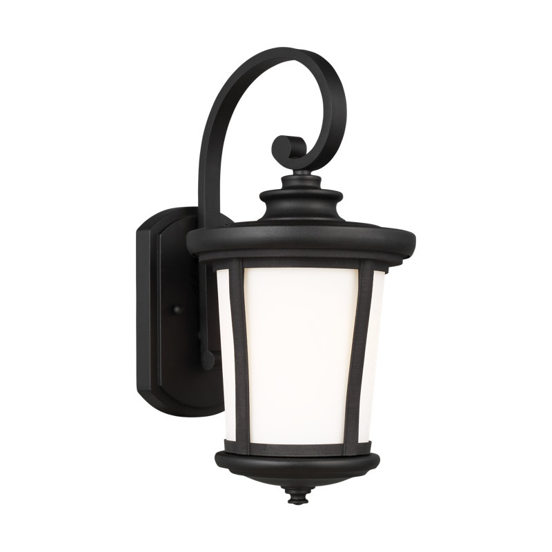 Lanterne murale d'extérieur Eddington , Noir, H 16,13 po x l 8 po x P 8 po, Non