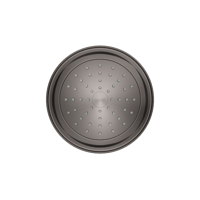 Artifacts Full/Standard Fixed Shower Head with Katalyst Air Induction Spray, Vibrant Titanium