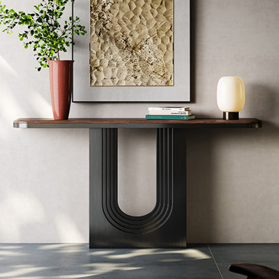 Modern light luxury simple console table