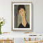 Portrait of a Woman Vol.4 by Amedeo Modigliani - Framed Print-62759543-62759546