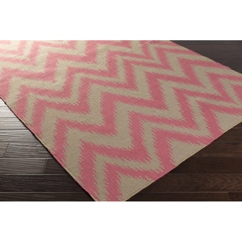 Clark Flatweave Wool Chevron Indoor Rug, Rectangle 2' x 3'