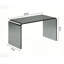 Table basse moderne en acrylique simple, gris