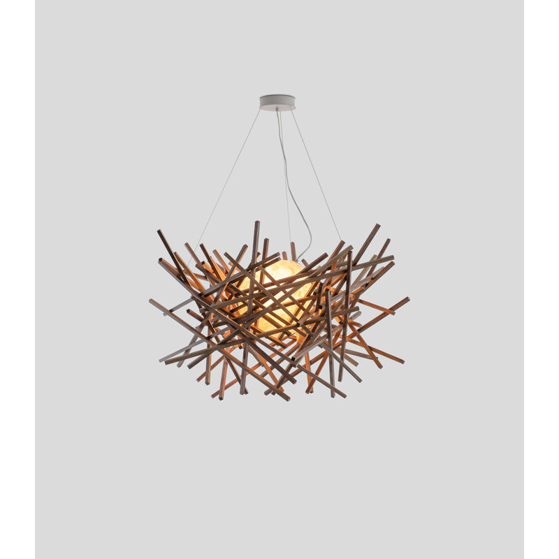 Cura 1 - Light Pendant, 3000K, Walnut