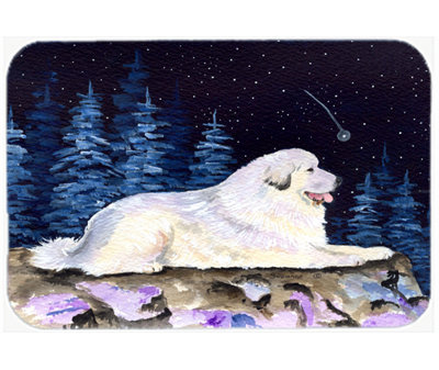 Planche à découper en verre Red Barrel studio® Bernardino Great Pyrenees