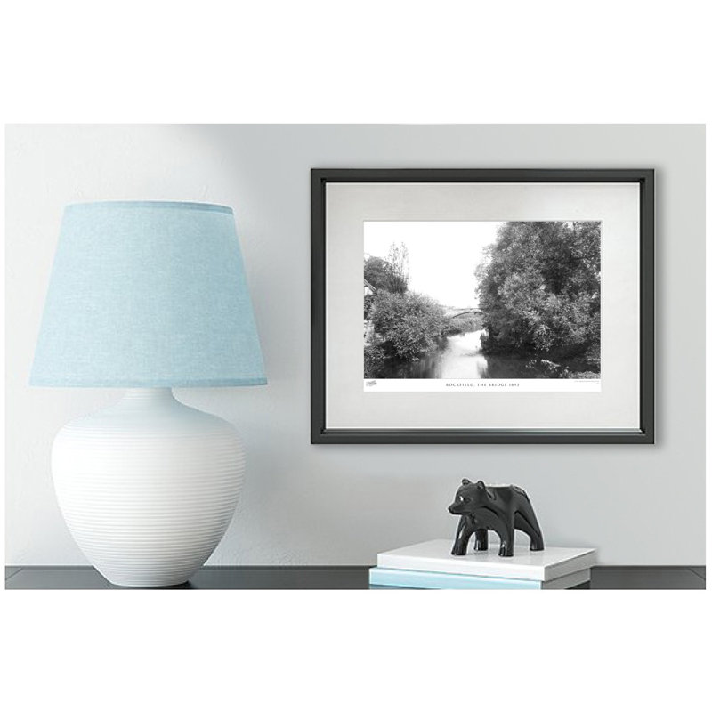 Rockfield, The Bridge 1893 - Single Picture Frame Print, 45cm H x 60cm W x 2.3cm D