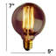 Ampoule Edison sphérique G125