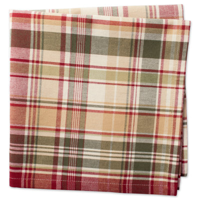 Cullins Cotton Plaid Square Napkin