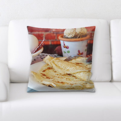 Pancakes Throw Pillow