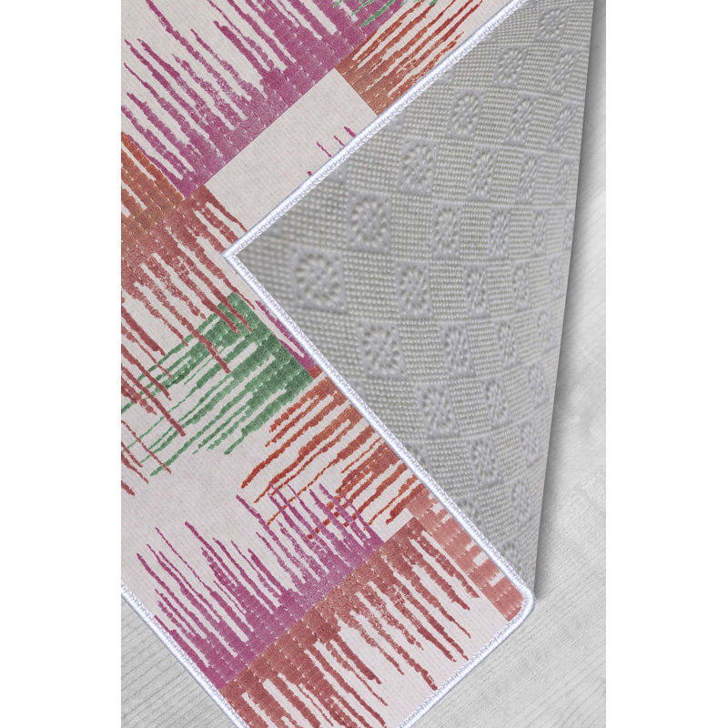 Tapis d'entrée de qualité supérieure, impression numérique 3D, 3,3 x 6,6 pi | 100% polyester, 650 g / m² | Antibactérien, antidérapant sous le dessous, hauteur des poils: 0,3 po | Lavable à la machine, parfait pour les endroits très passants, design élégant et durable