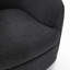 Fauteuil demi-tonneau pivotant rembourré Marcy-1447839038