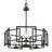 Newlin 5-Light Steel Dimmable Drum Chandelier -732996593