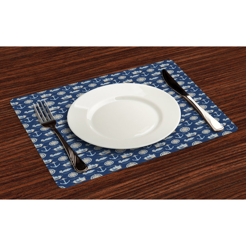 Polyester Nautical Rectangle Placemat