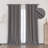 100% Blackout Thermal Insulated Polyester Curtain Pair-633352626-633352630