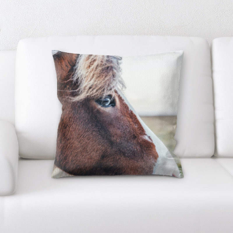 Microsuede Reversible Throw Pillow