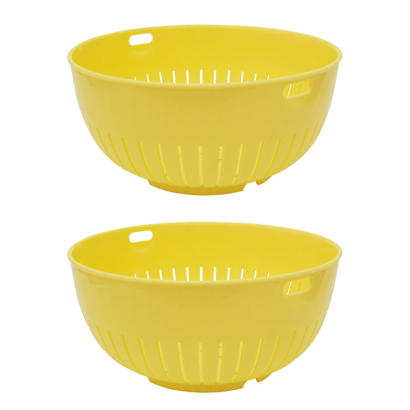 Mini passoire jaune, ensemble de 2, Jaune