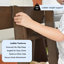 Ambur Twin over Twin Solid Wood Standard Bunk Bed, White/Walnut-83101324