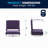 Grandstand Comfort Seats by Flash - Lightweight Stadium Chair with Handle & Ultra-Padded Seat-33364216