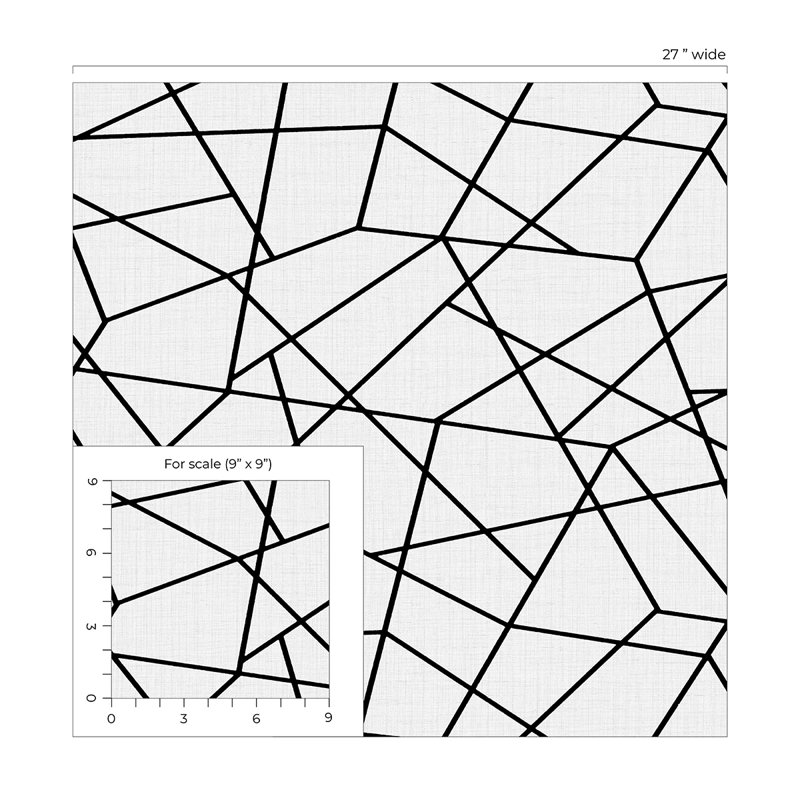 Geometric Vinyl Wallpaper Roll