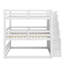 Triple lit superposé avec escalier de rangement-1725173988