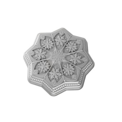 Nordic Ware Sweet Snowflakes Non-Stick Shortbread Cake Pan