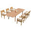 Idora Outdoor 11 - Piece Teak Dining Set-138567775-138673465
