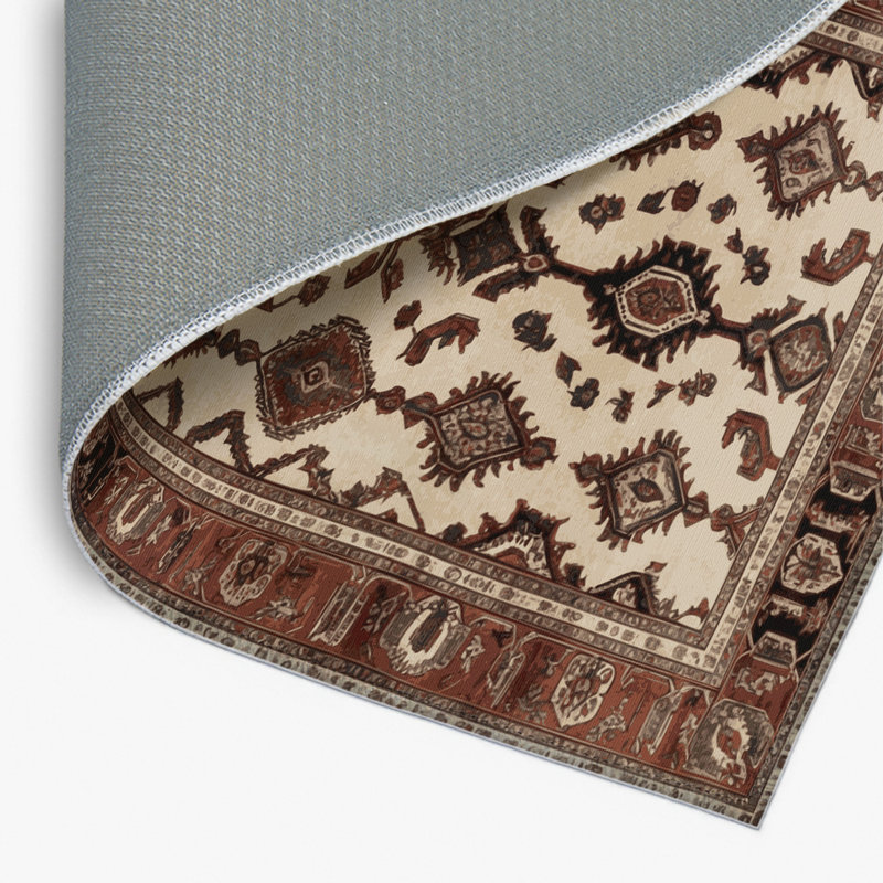 Tapis d'intérieur et d'extérieur noir Persian, Rectangulaire 2 pi x 3 pi
