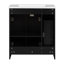 Meuble-lavabo 30 po avec lavabo en céramique-627718566