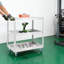Chariot en acier inoxydable pour garage, atelier