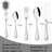Silverware Set, 60-Piece Stainless Steel Flatware Service For 12, Pearled Edge Tableware Cutlery Include Knife/Fork/Spoon, Beading Eating Utensil For Home, Mirror Polished, Dishwasher Safe