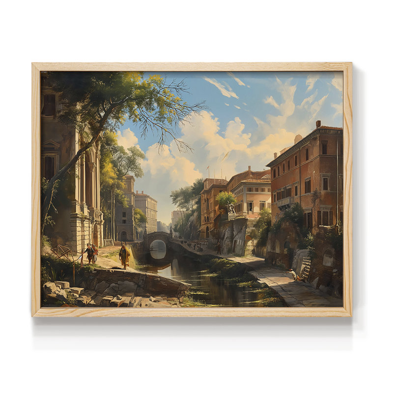 Paysage, série CLCLXXVI, reproduction encadrée, Naturel, 11" H x 14" W