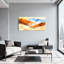 «Landscape & Nature Mountain Landscape Watercolor Sunset Scene», reproduction d'art-324257396