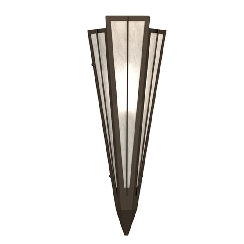 Brum 1 - Light Flush Mounted Sconce, Angelwing, Oil Rubbed Bronze