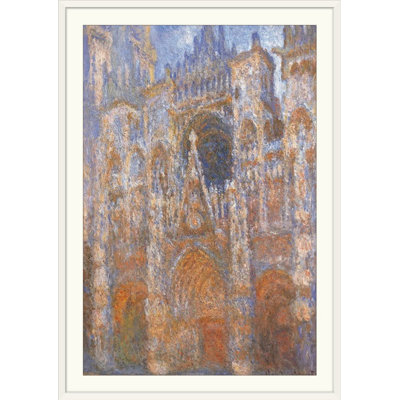 «Cathédrale de Rouen, harmonie en plein soleil en bleu, 1894, musée d'Orsay» par Claude Monet, reproduction d'art