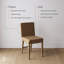Chaise rembourrée avec dossier plein et structure en bois massif-118657765-100710547