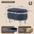 29.5'' Button-Tufted Fabric Storage Bench With Fringe, Multi-Functional Ottoman For Bed End, Entryway Or Window Seating.-630588139