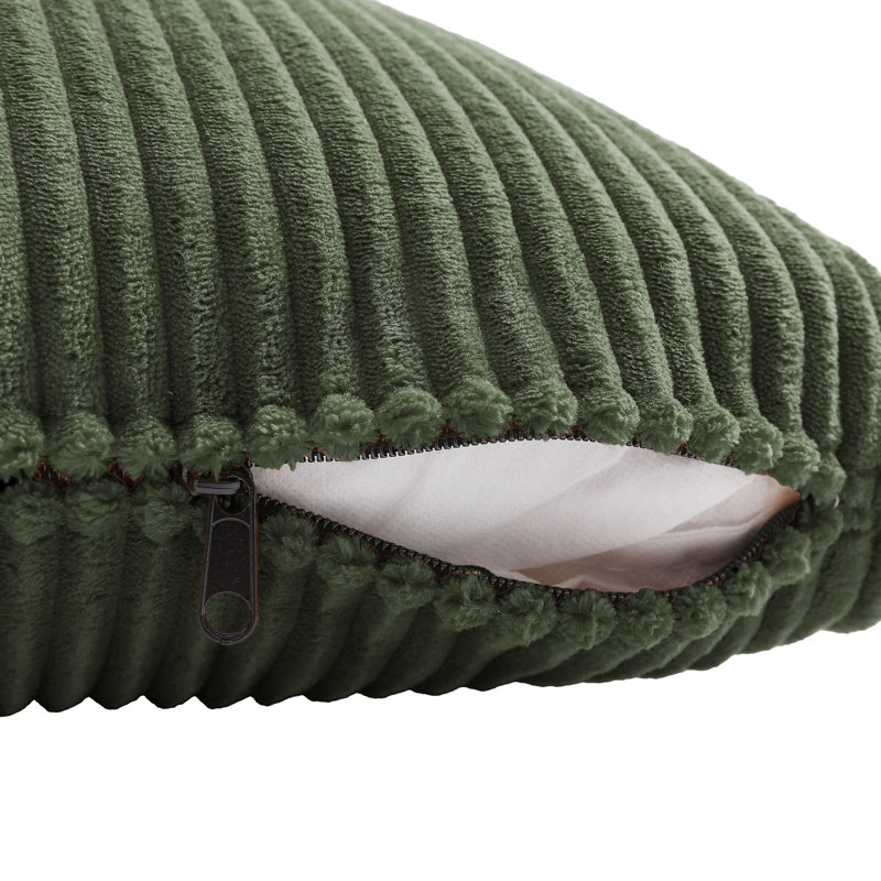 Cotton Square Cushion, Green